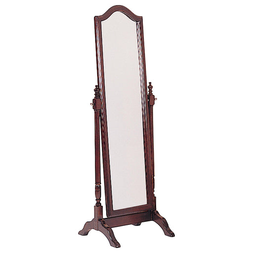 Cabot Rectangular Cheval Mirror with Arched Top Merlot - California Furniture (Coachella, CA)
