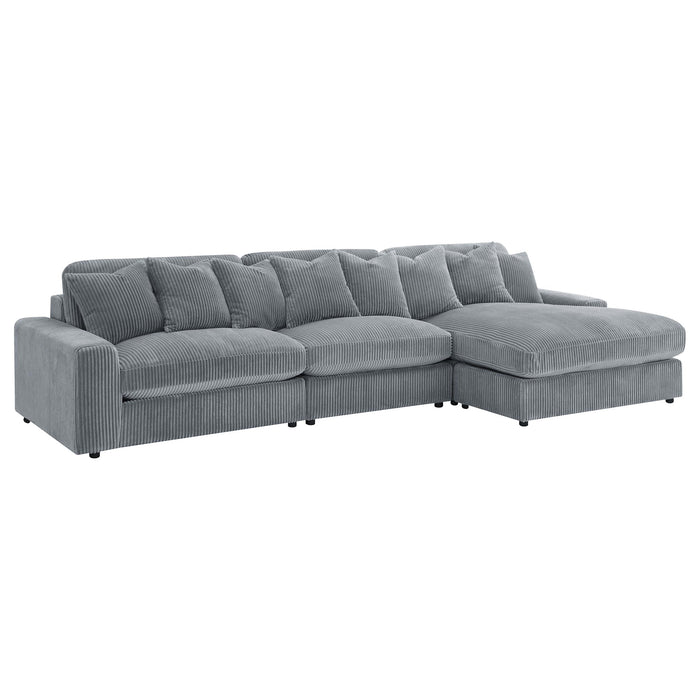 Blaine Upholstered Reversible Chaise Sectional Sofa - California Furniture (Coachella, CA)