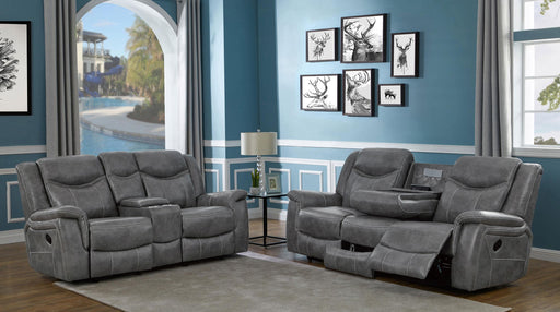 Conrad 2-piece Living Room Set Grey - California Furniture (Coachella, CA)