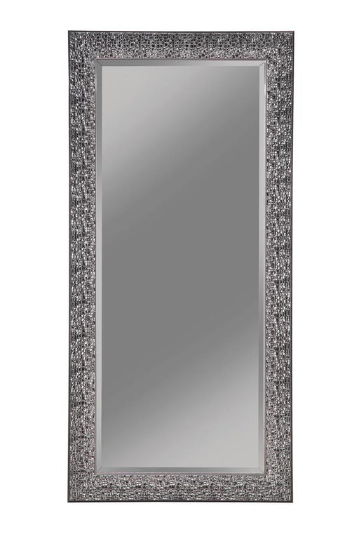Rollins Rectangular Floor Mirror Black - California Furniture (Coachella, CA)