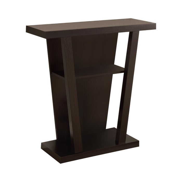 Evanna 2-shelf Console Table Cappuccino - California Furniture (Coachella, CA)