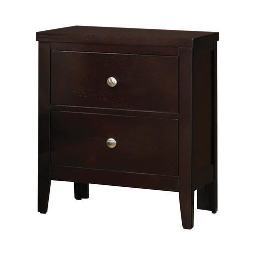 Carlton 2-drawer Rectangular Nightstand Cappuccino - California Furniture (Coachella, CA)