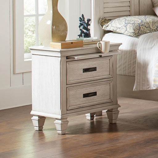 Franco 2-drawer Nightstand Antique White - California Furniture (Coachella, CA)
