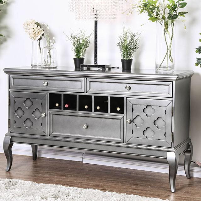 Amina Gray Server - California Furniture (Coachella, CA)