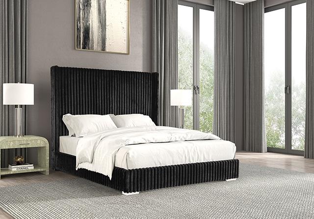 Cadwell Bed Black, Grey, Pink & White