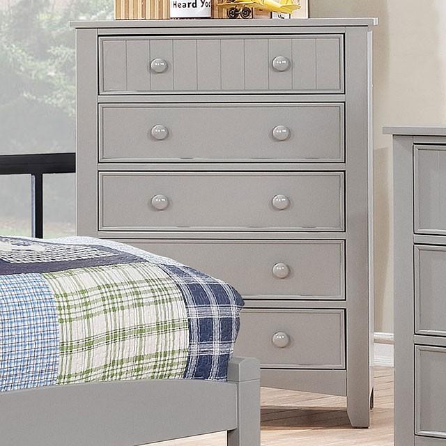 Caren Gray Chest - California Furniture (Coachella, CA)