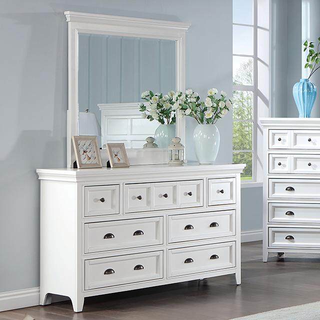 CASTILE Dresser, White - California Furniture (Coachella, CA)