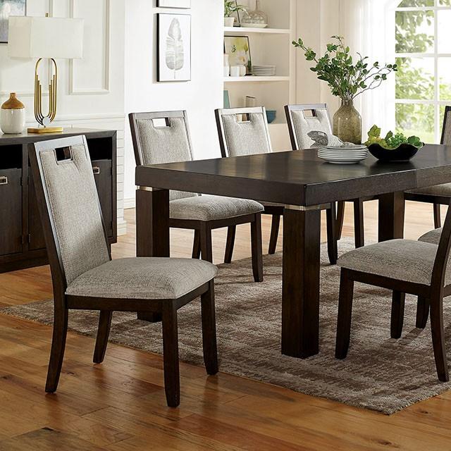 CATERINA Dining Table w/ 1 x 18" Leaf - California Furniture (Coachella, CA)