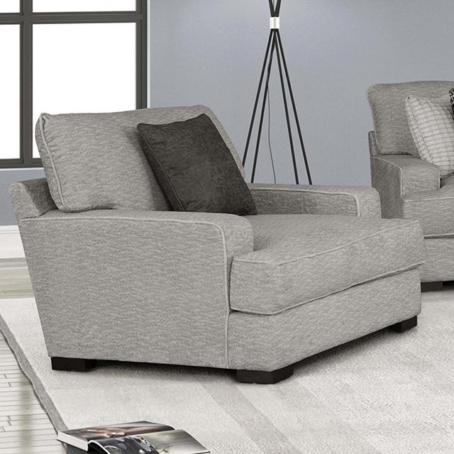 ARDENFOLD Chair, Gray - California Furniture (Coachella, CA)