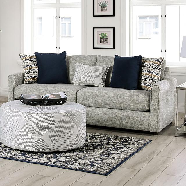 CHANCERY Sofa, Gray/Navy - California Furniture (Coachella, CA)