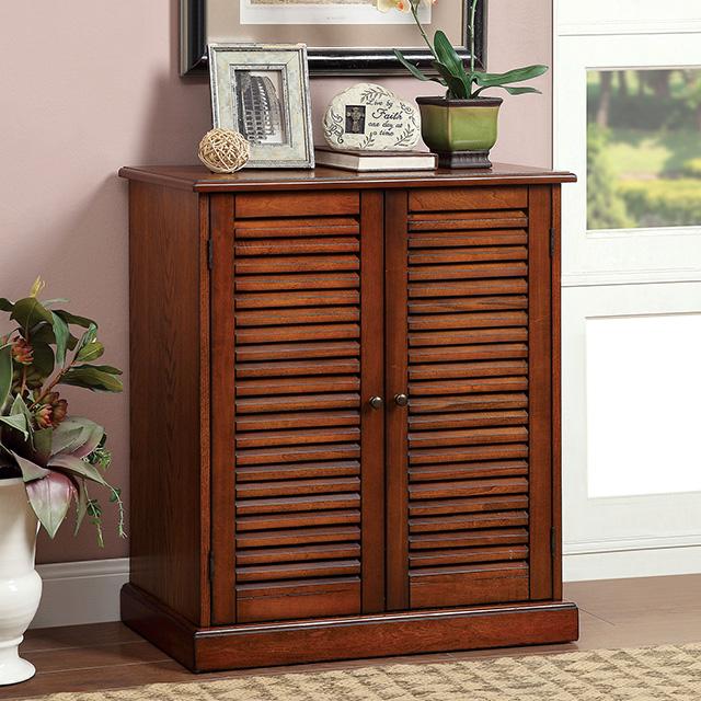 Della Oak Shoe Cabinet - California Furniture (Coachella, CA)