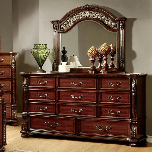 ARTHUR Brown Cherry Dresser - California Furniture (Coachella, CA)