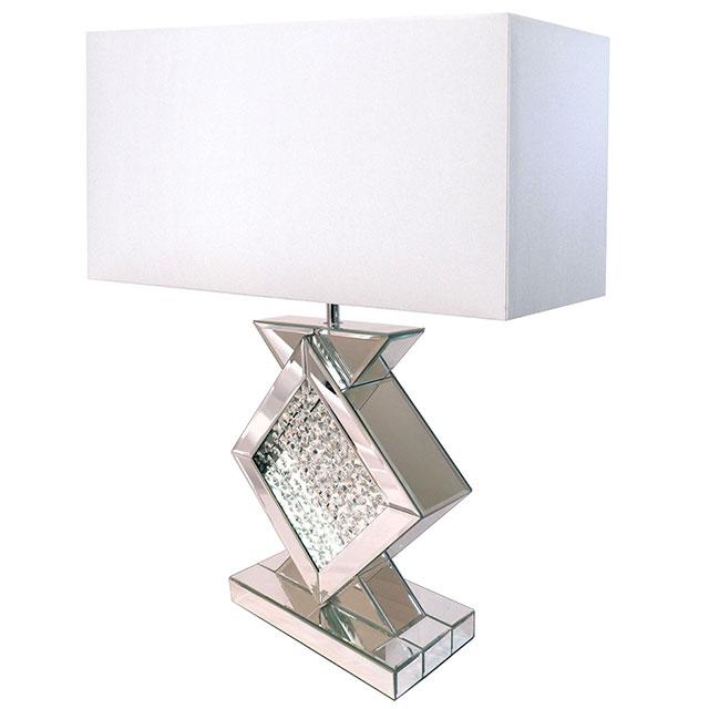 DESMA Table Lamp, Champagne/White - California Furniture (Coachella, CA)