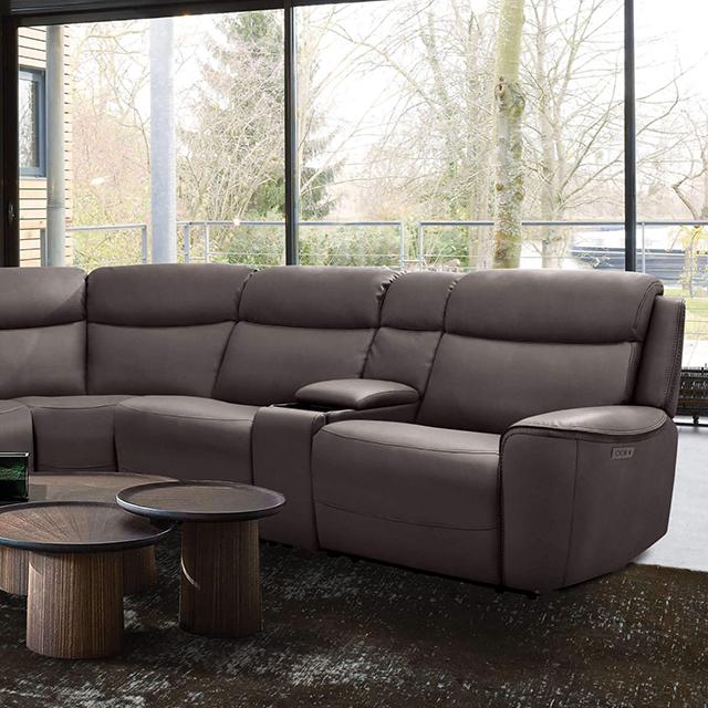 EDMONDUS Power Sectional, Dark Gray - California Furniture (Coachella, CA)