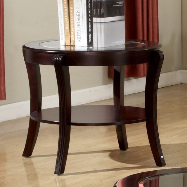 FINLEY Espresso End Table - California Furniture (Coachella, CA)