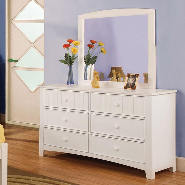 Corry White Dresser - California Furniture (Coachella, CA)