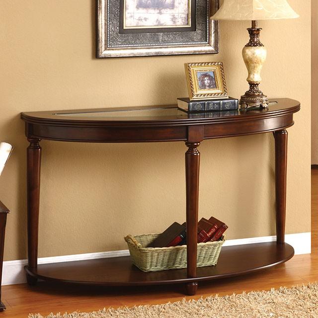 Granvia Dark Cherry Sofa Table - California Furniture (Coachella, CA)