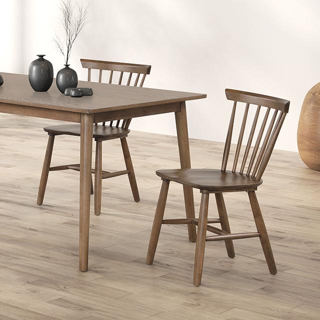 Beale Dining Table Walnut & Black - California Furniture (Coachella, CA)