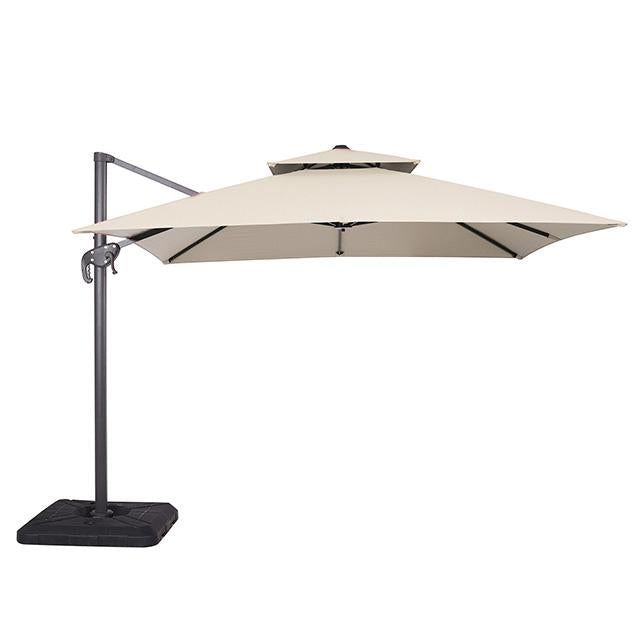 Hero 10 Ft Square Umbrella w/ Double Top + 37" Large Base - California Furniture (Coachella, CA)