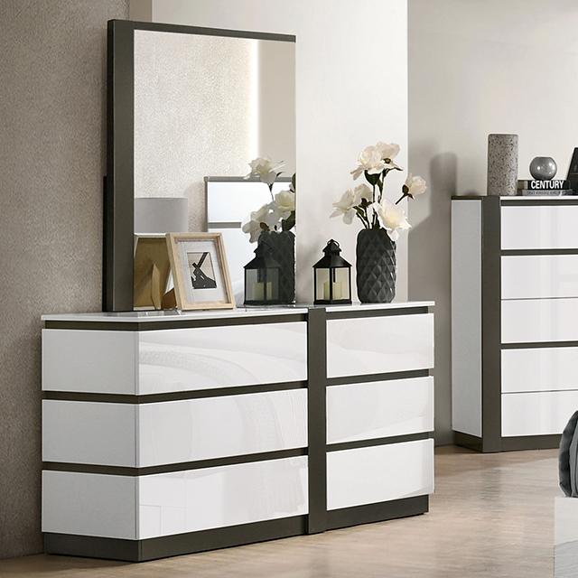 BIRSFELDEN Dresser, White - California Furniture (Coachella, CA)