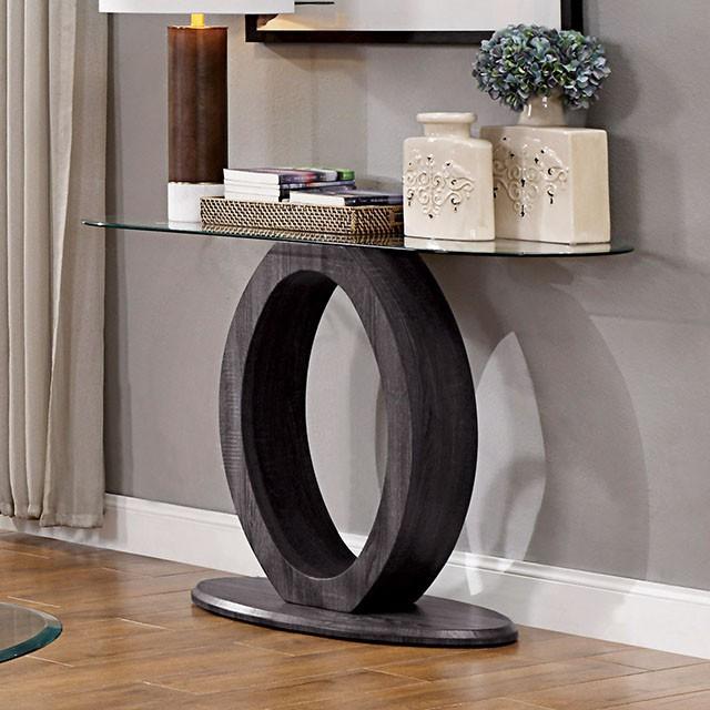 Lodia Gray Sofa Table - California Furniture (Coachella, CA)