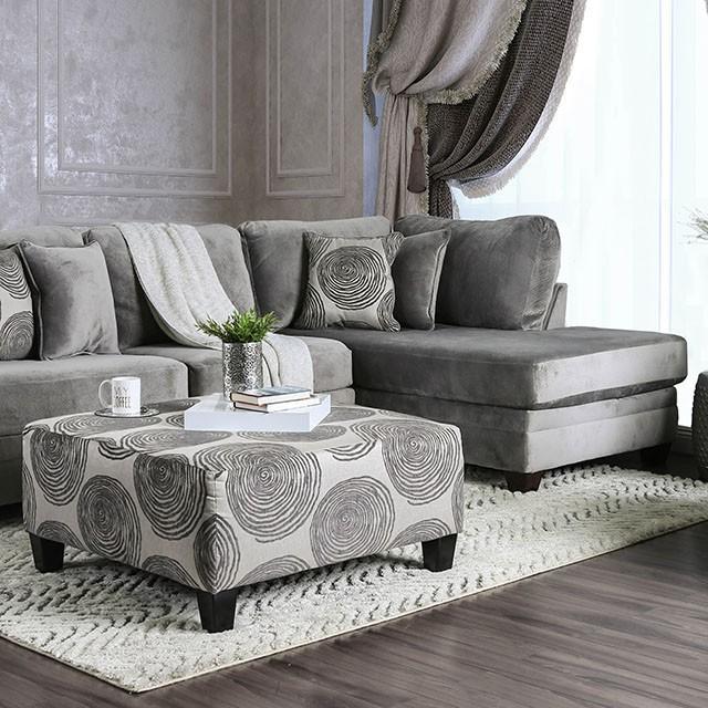 Bonaventura Gray Sectional - California Furniture (Coachella, CA)
