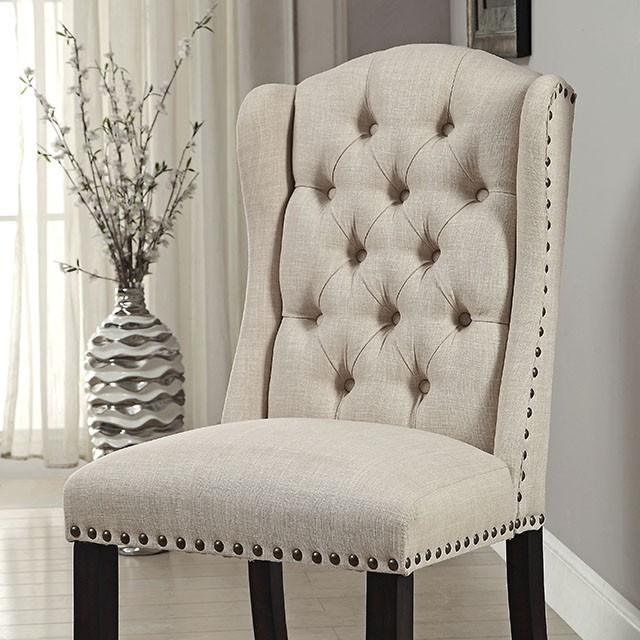 Wingback Chair, Beige (2/CTN) - California Furniture (Coachella, CA)