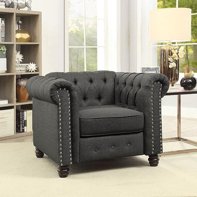 Winifred Gray Chair - California Furniture (Coachella, CA)