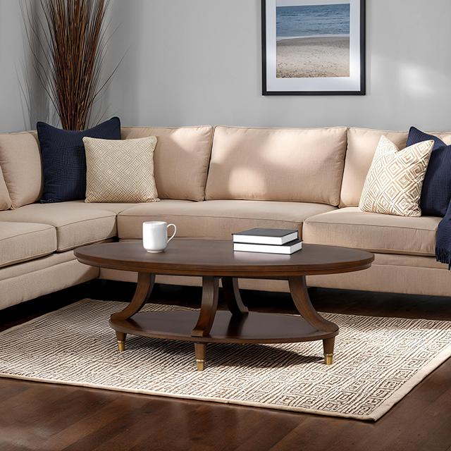 Westerham Oval Cocktail Table - California Furniture (Coachella, CA)