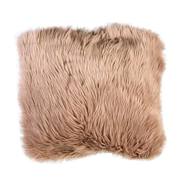 Wendy Blush 20" X 20" Pillow, Fur Blush (2/CTN) - California Furniture (Coachella, CA)