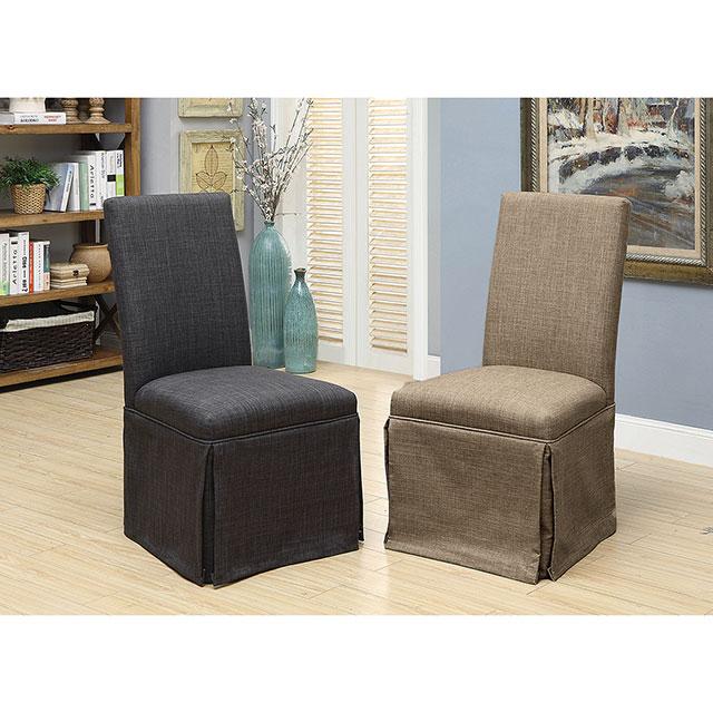 Kortrijk Side Chair Brown - California Furniture (Coachella, CA)