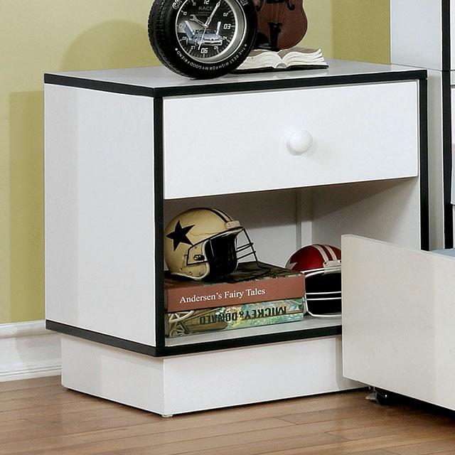 Bobbi Night Stand Blue - California Furniture (Coachella, CA)