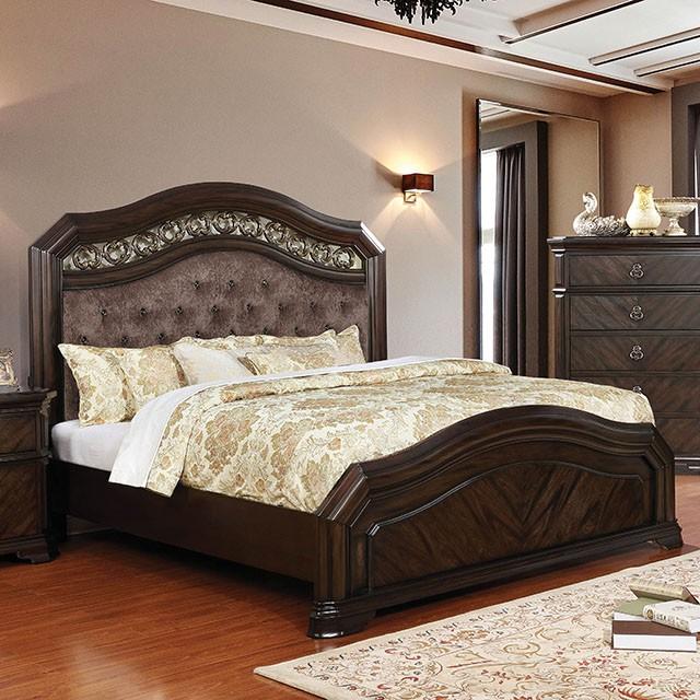 Calliope Bed Walnut & Oak - California Furniture (Coachella, CA)
