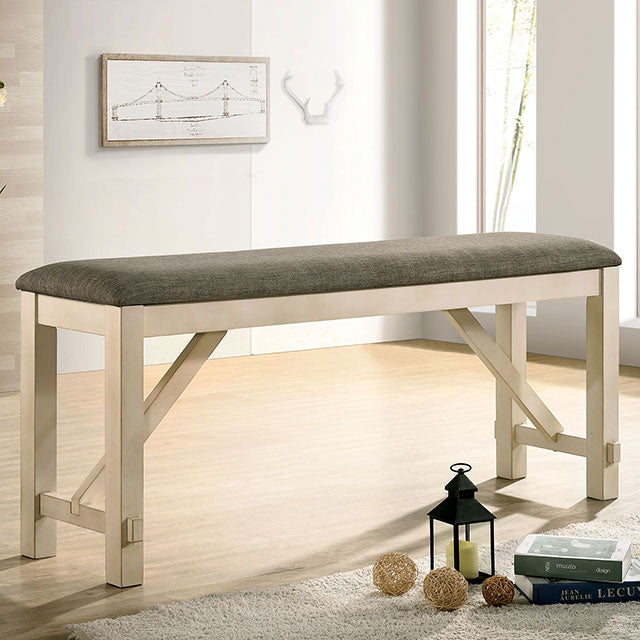 Jamestown Counter Ht. Bench - California Furniture (Coachella, CA)