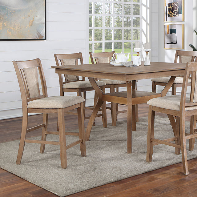 Upminster 7 Pc Counter Ht Table Set - California Furniture (Coachella, CA)