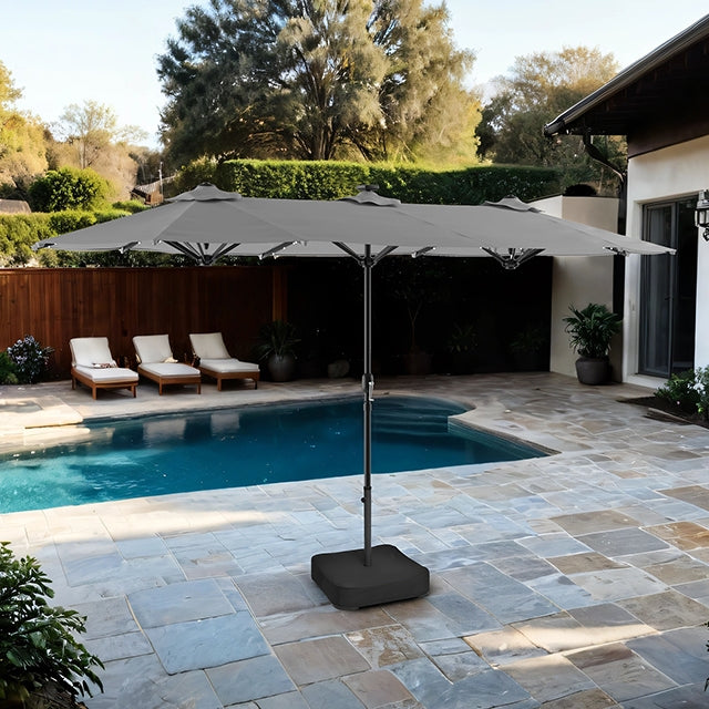 Musa Rectangular Market Umbrella - California Furniture (Coachella, CA)