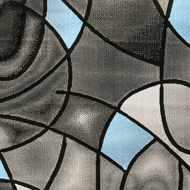 Sivas Charcoal Blue 5' X 8' Area Rug