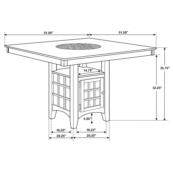 Gabriel Counter Height Dining Sets - California Furniture (Coachella, CA)