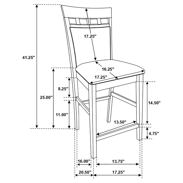Gabriel Counter Height Dining Sets - California Furniture (Coachella, CA)