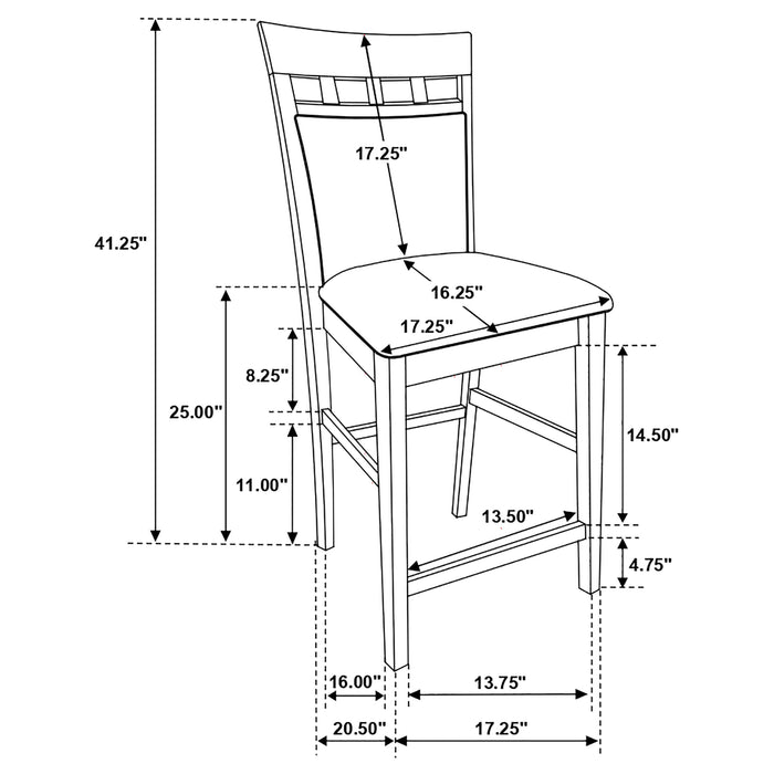 Gabriel Counter Height Dining Sets - California Furniture (Coachella, CA)