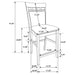Gabriel Counter Height Dining Sets - California Furniture (Coachella, CA)