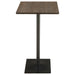 Cavalier 3-piece Square Bar Table Set Dark Elm and Black - California Furniture (Coachella, CA)