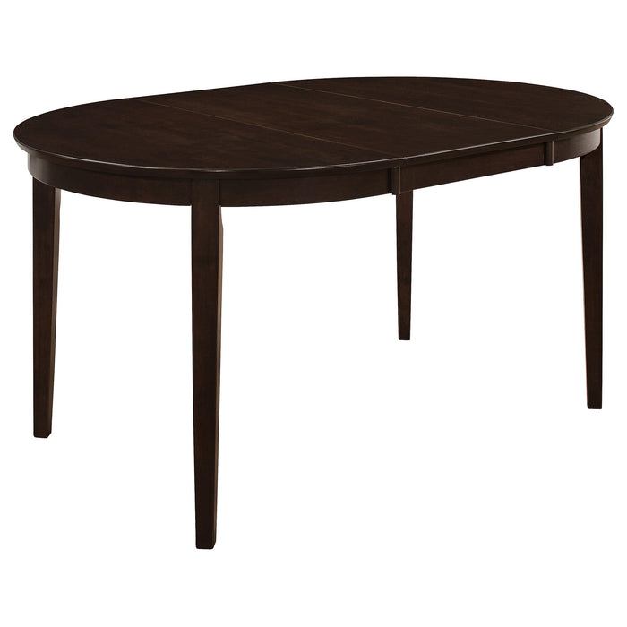 Gabriel 5-piece Extension Leaf Dining Table Set Cappuccino - California Furniture (Coachella, CA)