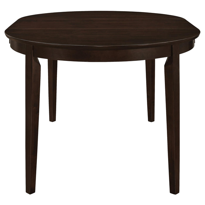 Gabriel 5-piece Extension Leaf Dining Table Set Cappuccino - California Furniture (Coachella, CA)