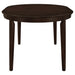 Gabriel 5-piece Extension Leaf Dining Table Set Cappuccino - California Furniture (Coachella, CA)