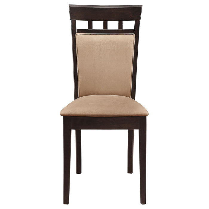 Gabriel 5-piece Extension Leaf Dining Table Set Cappuccino - California Furniture (Coachella, CA)