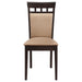 Gabriel 5-piece Extension Leaf Dining Table Set Cappuccino - California Furniture (Coachella, CA)