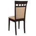 Gabriel 5-piece Extension Leaf Dining Table Set Cappuccino - California Furniture (Coachella, CA)