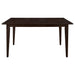 Gabriel 5-piece Rectangular 59-inch Closed Back Dining Set Cappuccino - California Furniture (Coachella, CA)