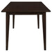 Gabriel 5-piece Rectangular 59-inch Closed Back Dining Set Cappuccino - California Furniture (Coachella, CA)